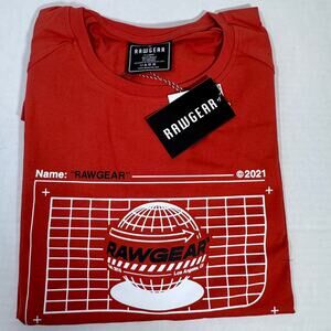 Rawgear Red Long Sleeve Graphic T-Shirt Model# RG440 Size XL NWT
